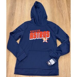 NWT Kids MLB Apparel Houston Hoodie - Large (14/16) - Navy Blue